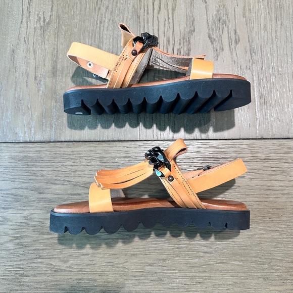 Rosamaro Shoes - Rosamaro Made in Italy Sandals Brown Leather EU 38 US 7.5